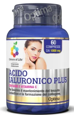 OPTIMA NATURALS ACIDO IALURONICO COLOURS 60 COMPRESSE