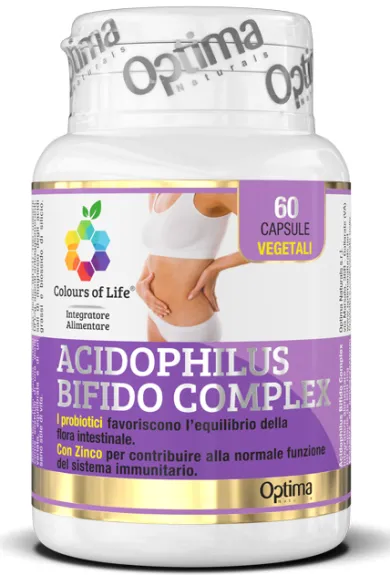 OPTIMA NATURALS ACIDOPHILUS BIFI COLOURS 60 CAPSULE