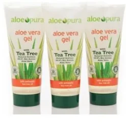 OPTIMA NATURALS ALOE VERA GEL TEA TREE 200 ML