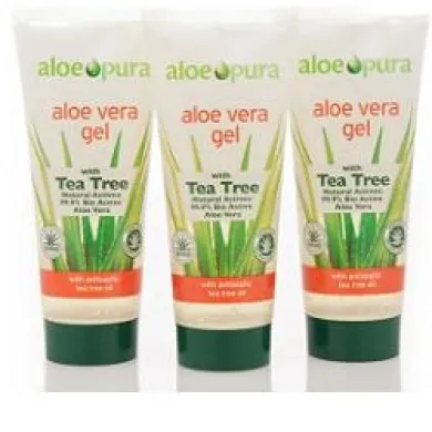 OPTIMA NATURALS ALOE VERA GEL TEA TREE 200 ML