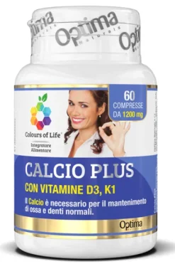 OPTIMA NATURALS CALCIO PLUS COLOURS 60 CAPSULE