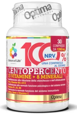 OPTIMA NATURALS CENTOPERCENTO COLOURS 30 COMPRESSE