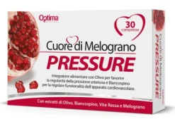 OPTIMA NATURALS CUORE DI MELOGRANO PRESSURE 30 COMPRESSE