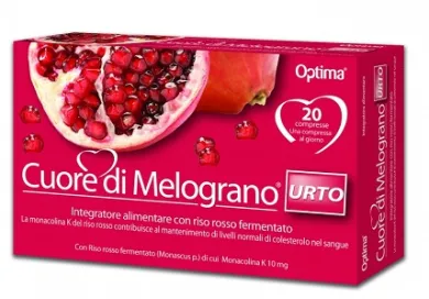 OPTIMA NATURALS CUORE DI MELOGRANO URTO 20 COMPRESSE