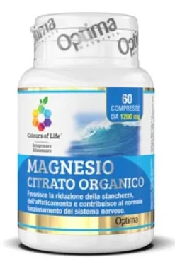 OPTIMA NATURALS MAGNESIO CITRATO COLOURS 60 COMPRESSE