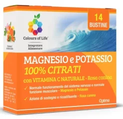 OPTIMA NATURALS MAGNESIO POTASSIO 100% CITRATI VITAMINA C