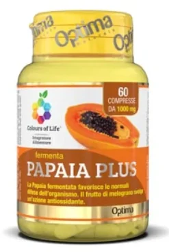 OPTIMA NATURALS PAPAYA PLUS COLOURS 60 COMPRESSE
