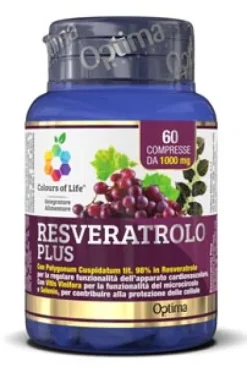 OPTIMA NATURALS RESVERATROLO COLOURS 60 COMPRESSE