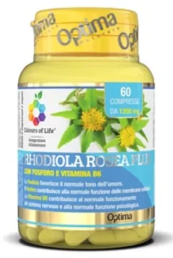 OPTIMA NATURALS RHODIOLA ROSEA COLOURS 60 COMPRESSE