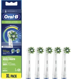 Oral-B CrossAction Testine Di Ricambio CleanMaximiser 5 pezzi