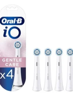 Oral-B iO Testine di Ricambio Gentle Clean Bianche 4 Pezzi
