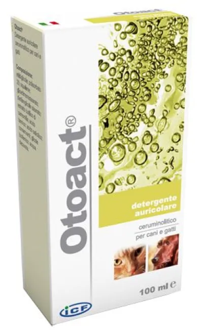 Otoact detergente auricolare per cani e gatti 100 ml
