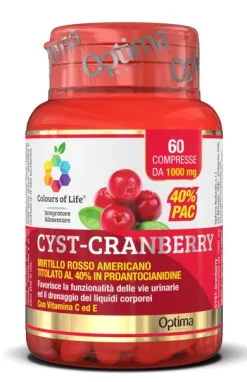 OTPIMA NATURALS CYST-CRANBERRY COLOURS 60 COMPRESSE