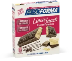 PESOFORMA LINEASNACK CIOCCOLATO BIANCO E NERO