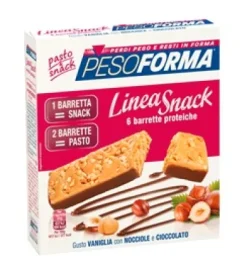 PESOFORMA LINEASNACK VANIGLIA CON NOCCIOLE E CIOCCOLATO