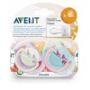 Philips Avent Succhiotto Decorato 6M+ 2 Pezzi