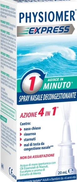 Physiomer Express Spray Ipertonico nasale 20 ml