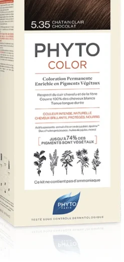Phyto color kit 5,3 castano chiaro cioccolato