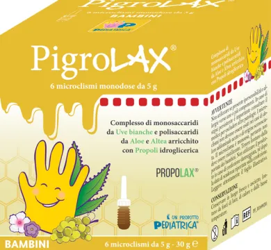 Pigrolax Microclisma Bambini 6 Pezzi