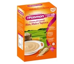 PLASMON CREMA DI CEREALI RISO, MAIS E TAPIOCA