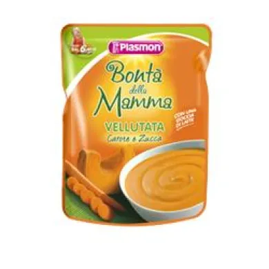 PLASMON POUCHES VELLUTATA DI CAROTE E ZUCCA