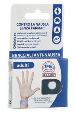 P6 Nausea Control Bracciale anti nausea per adulti