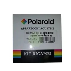 Polariod Tip Air Superior auricolare in silicone taglia L 3 pezz