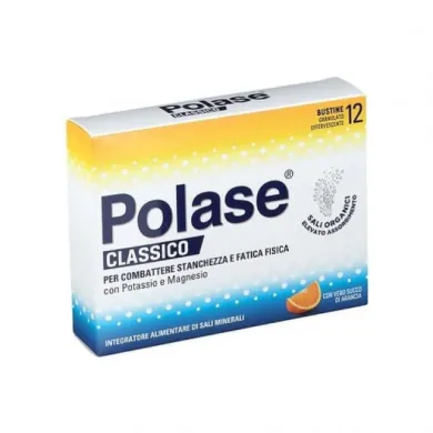 Polase Integratore Alimentare gusto arancia 12 bustine