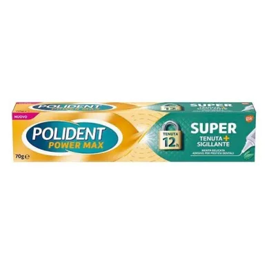 Polident Power Max Super Tenuta+Sigillante Gusto Neutro 70 Gr