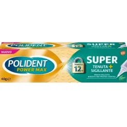 Polident Power Max Super Tenuta+Sigillante Menta delicata 40 G