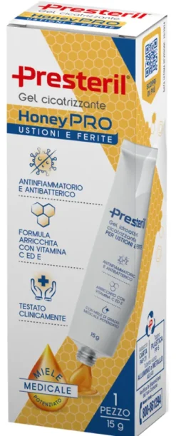 Presteril Honeypro Gel Cicatrizzante al miele 15 g