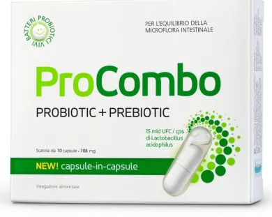 Procombo Integratore Alimentare microflora 10 capsule