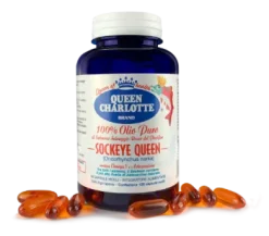 Queen Charlotte Integratore Olio Puro Salmone Rosso 120 capsule