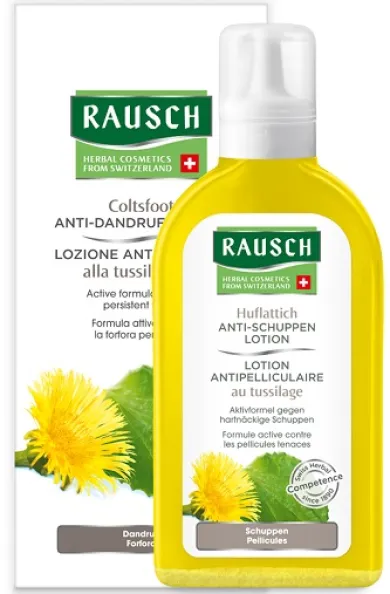 Rausch Lozione capelli Antiforfora alla Tussillaggine 200 ml
