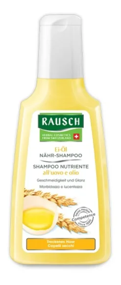 Rausch Shampoo capelli Nutriente all'uovo e olio 200 ml