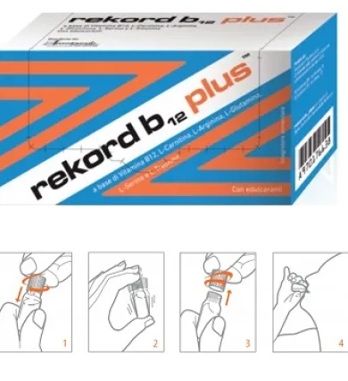 Rekord B12 Plus Integratore Alimentare 10 flaconcini 10 ml