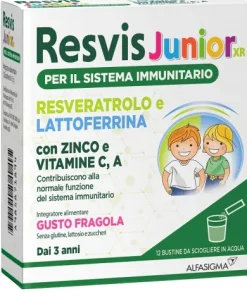 Resvis Junior Xr Integratore Alimentare 12 Bustine
