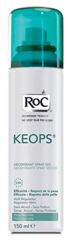 ROC KEOPS DEODORANTE SPRAY SECCO SENZA-ALCOOL 150 ML