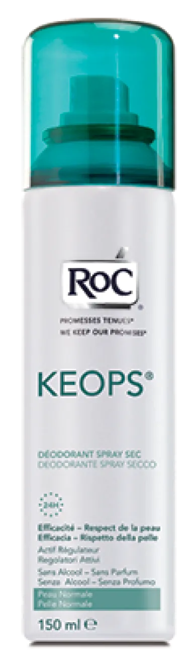 ROC KEOPS DEODORANTE SPRAY SECCO SENZA-ALCOOL 150 ML