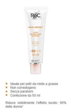 ROC SOLARI FLUIDO ANTILUCIDO SPF30+