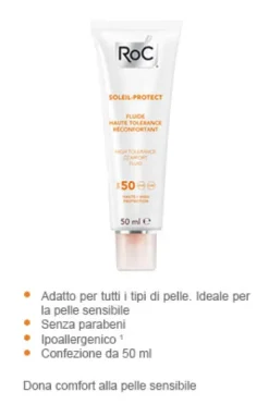 ROC SOLARI SPRAY 50+ ELEVATA TOLLERABILITA' VISO