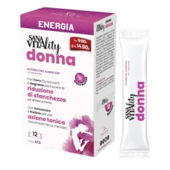 SanaVitality Donna Integratore Alimentare 12 Stick Pack