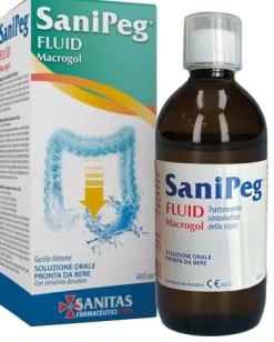 Sanipeg Macrogol Fluid Sciroppo 480 ml