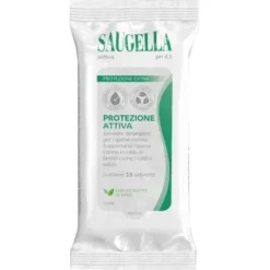 Saugella Attiva Salviette Intime Detergenti 15 pezzi