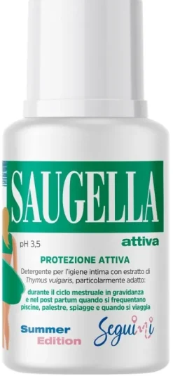 Saugella Attiva Summer Edition flacone da 100 ml