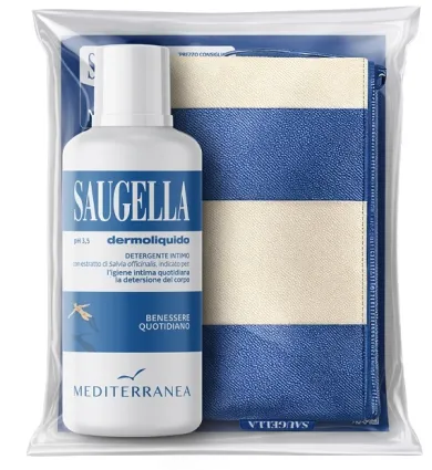 Saugella Dermoliquido pH 3,5 + Pochette flacone da 500 ml