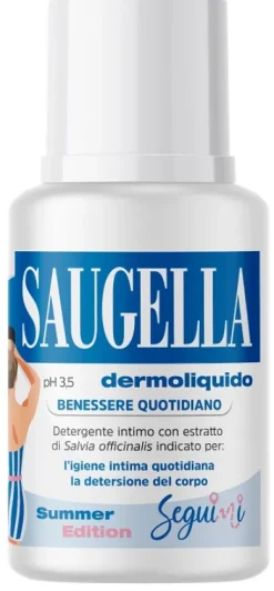 Saugella Dermoliquido Summer Edition flacone da 100 ml