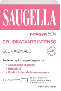 Saugella Poligyn 50+ Gel Idratante Intensivo 7 flaconi