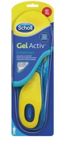 Scholl Gel Activ Everyday Uomo soletta per scarpe 1 paio