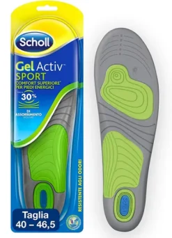 Scholl Gel Activ Sport Uomo soletta per scarpe 1 paio